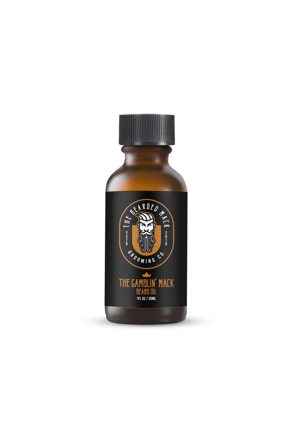 The Gamblin' Mack Beard Oil - Oud, Leather + Frankincense