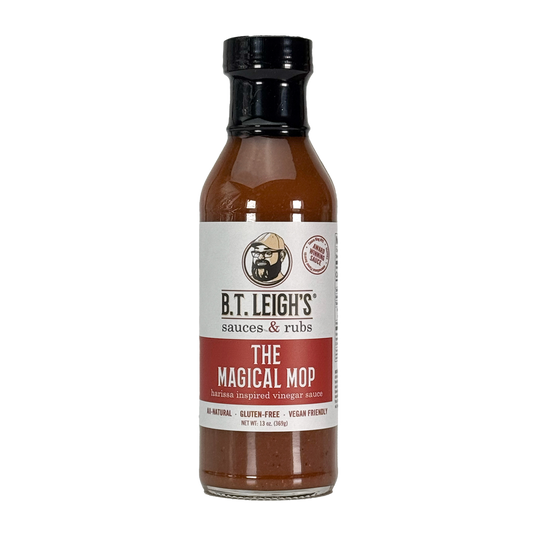 The Magical Mop - Harissa Inspired Carolina Vinegar Sauce - 13 oz Bottle