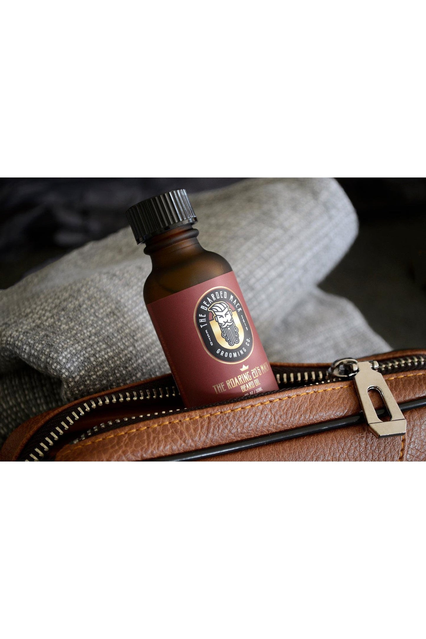 The Roaring 20’s Mack Beard Oil - Bay Rum, Leather + Tobacco