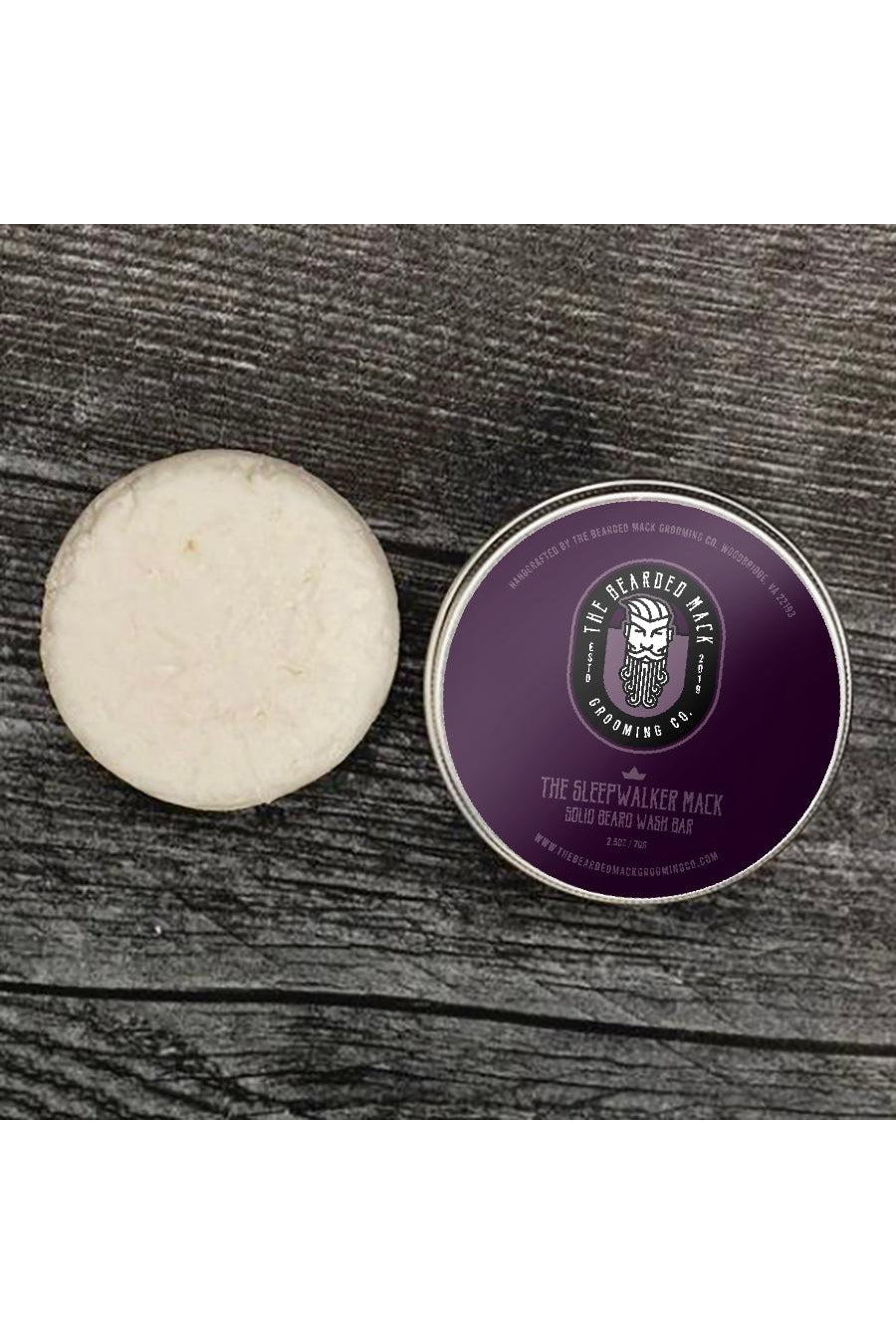 The Sleepwalker Mack Solid Beard Wash Bar - Lavender + Vanilla