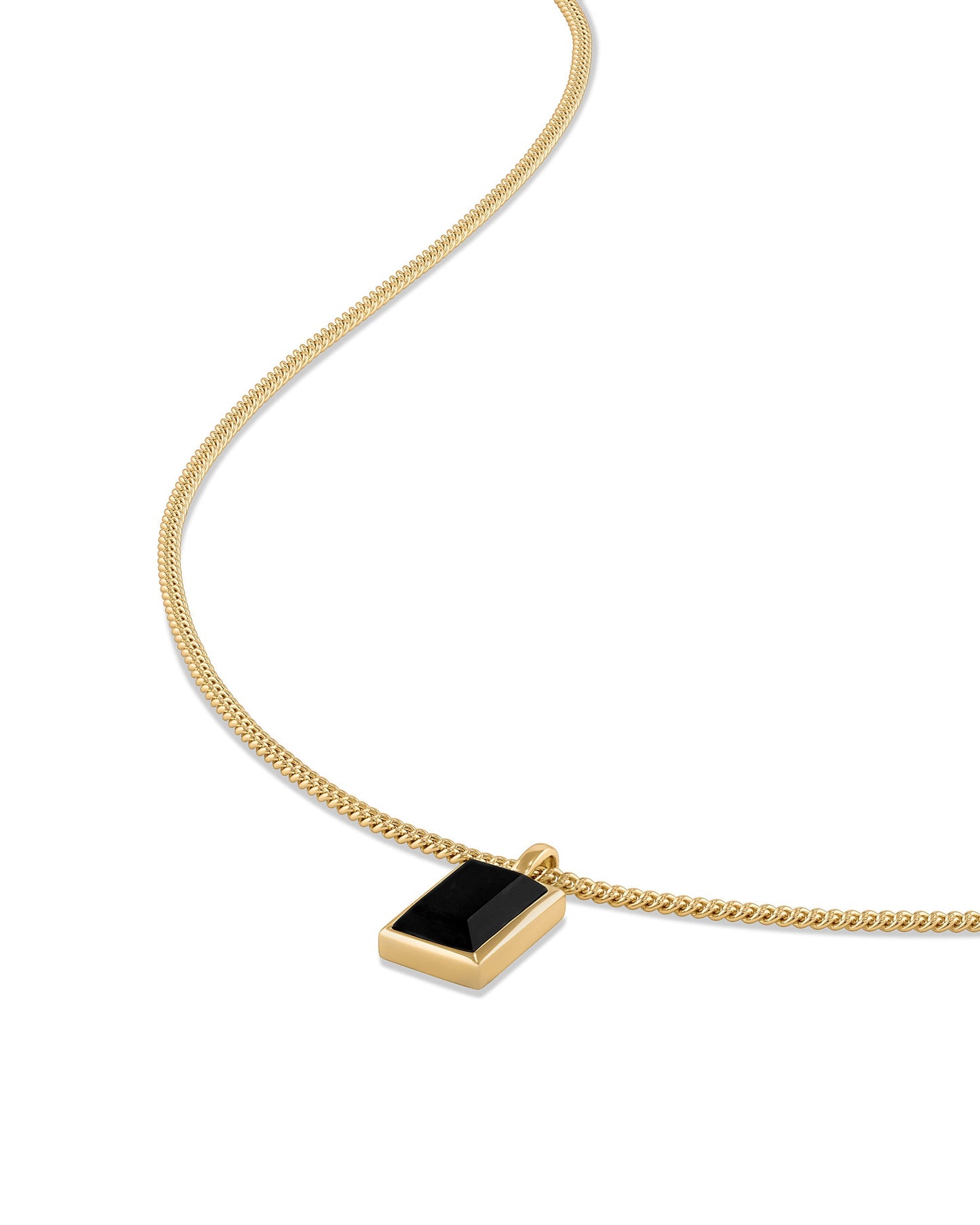 Onyx Quad Pendant - Gold Onyx