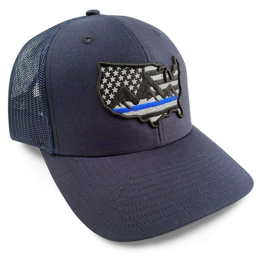 Thin Blue Line Trucker Hat