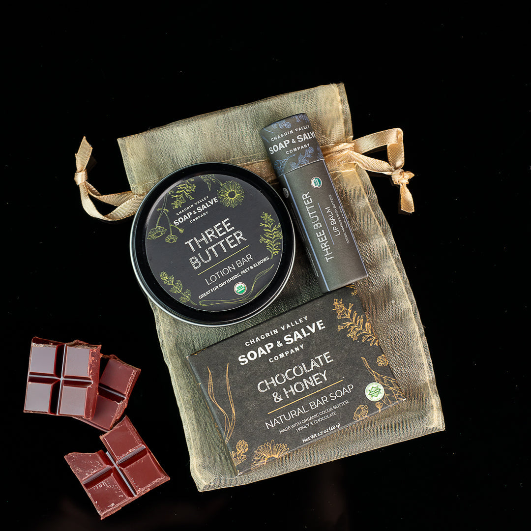 Gift: Soap Sample with Lip Balm & Lotion Bar