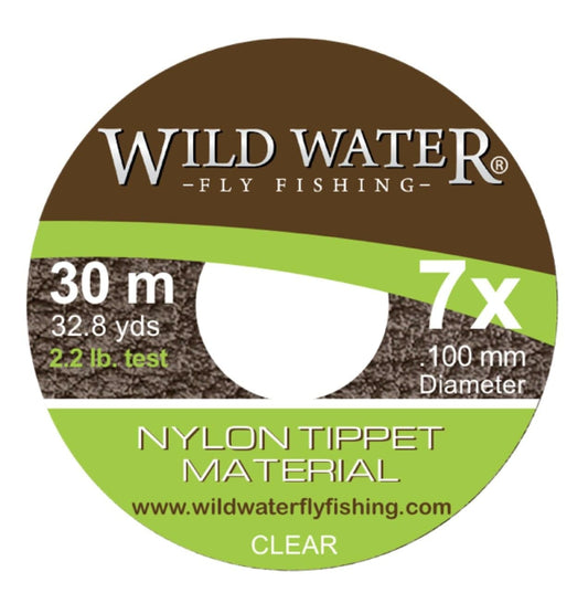 7X Nylon Tippet, 30m | Wild Water Fly Fishing