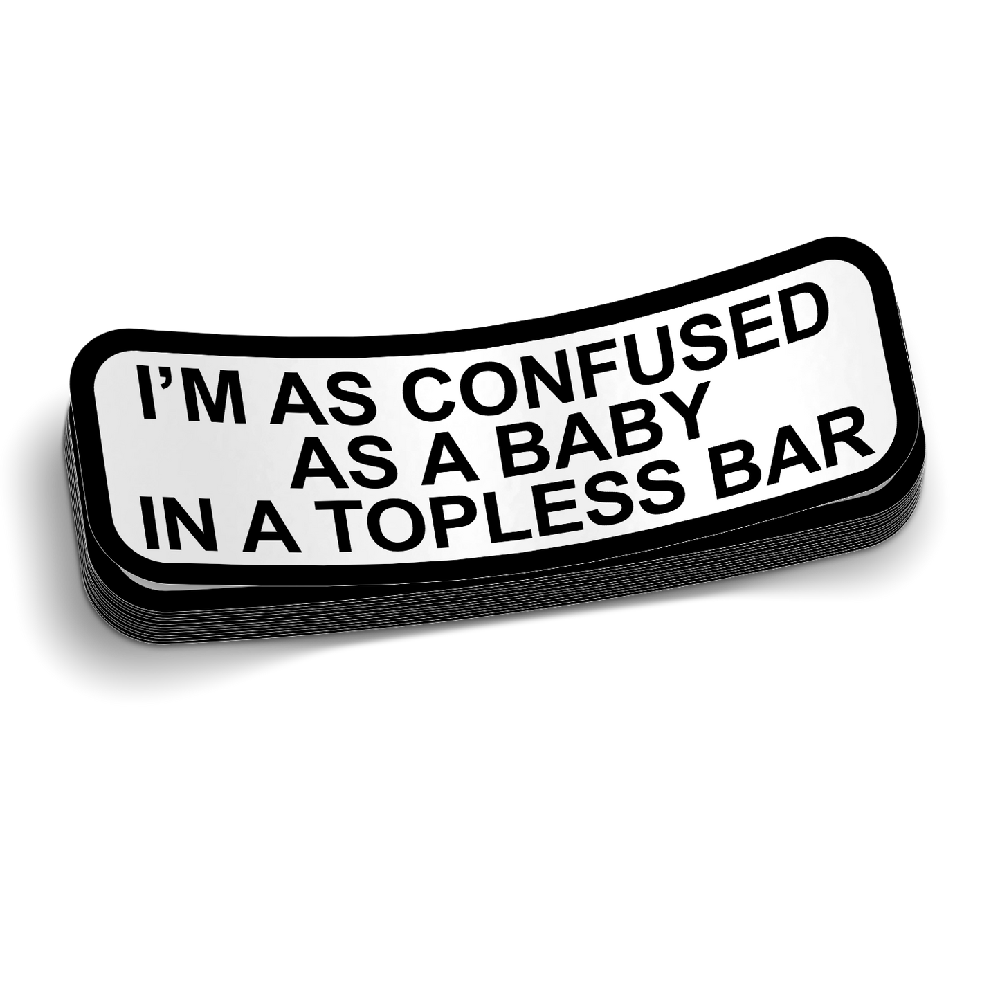 Topless Bar 6 Inch Decal