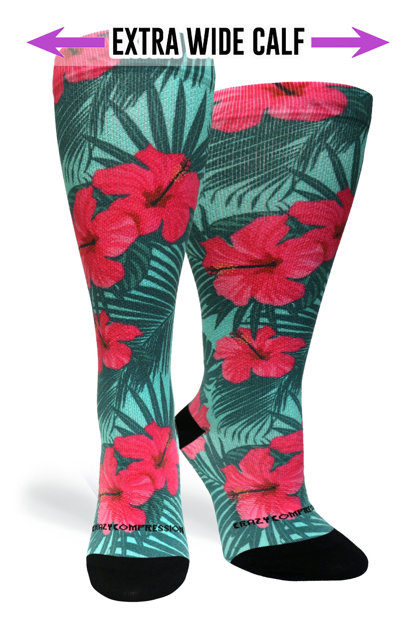 Tropical Hibiscus - (Standard & Extra Wide)