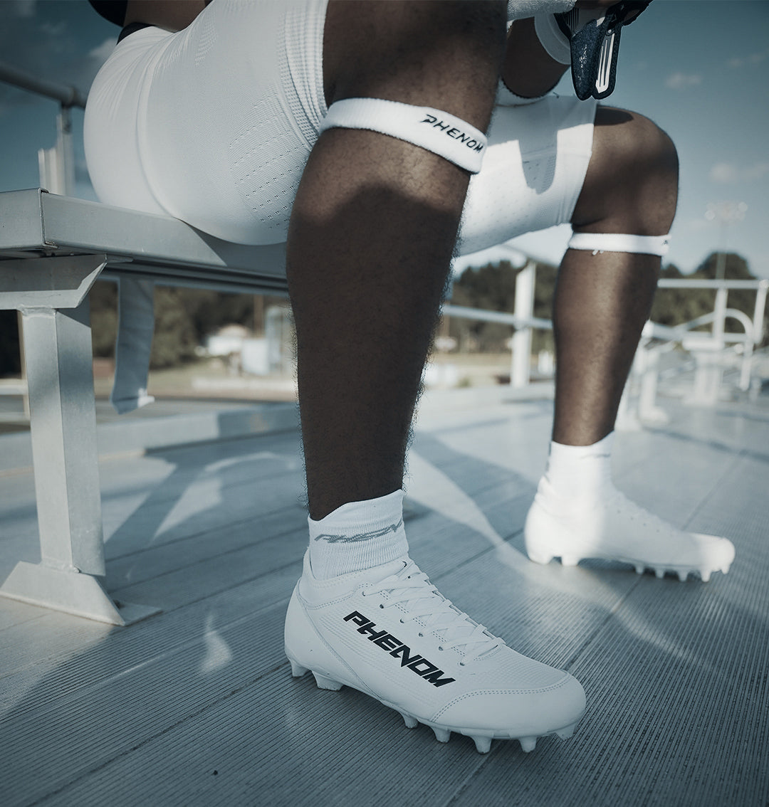 Velocity 3.0: Football Cleats - White