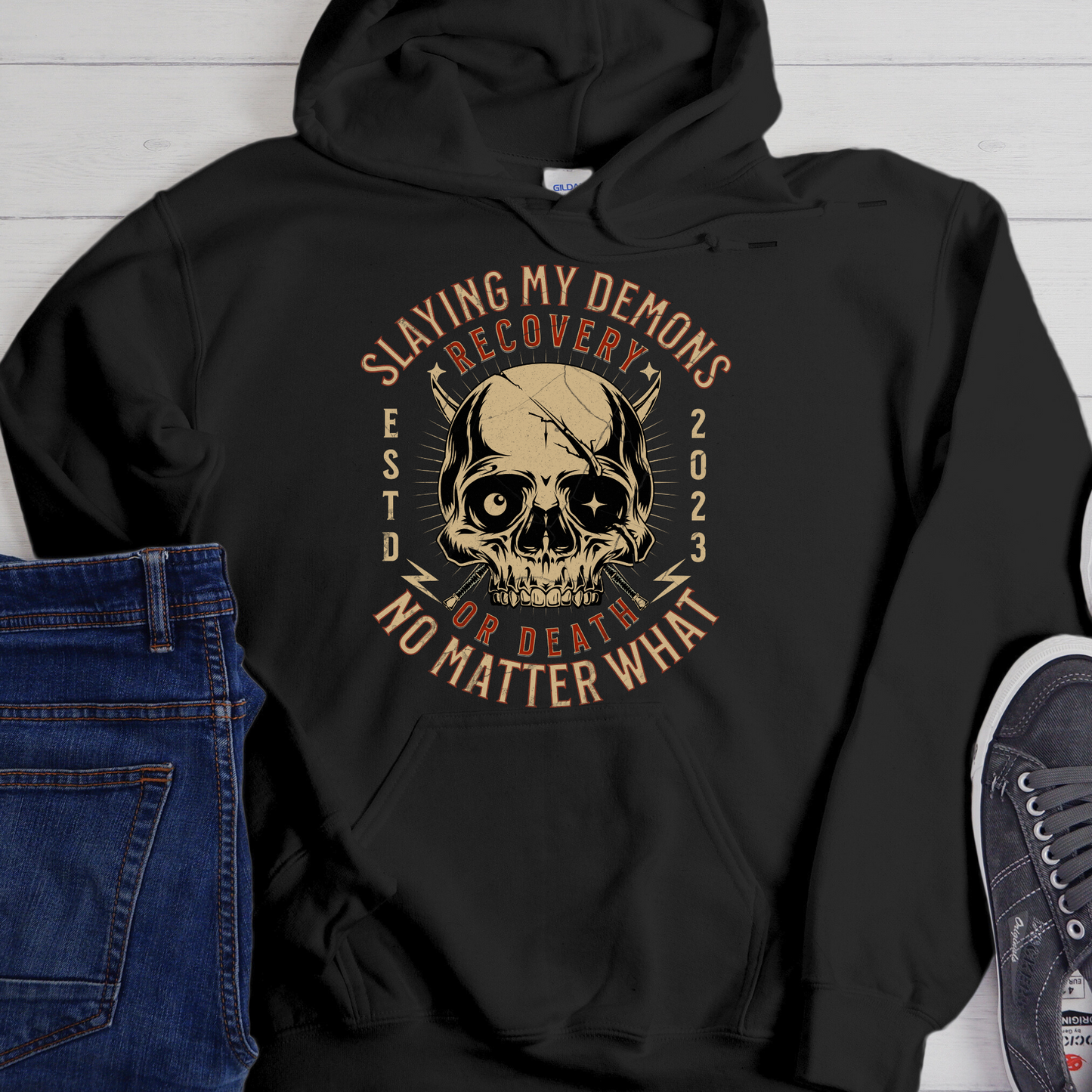 Custom Recovery Hoodie | Inspiring Sobriety | Slaying My Demons