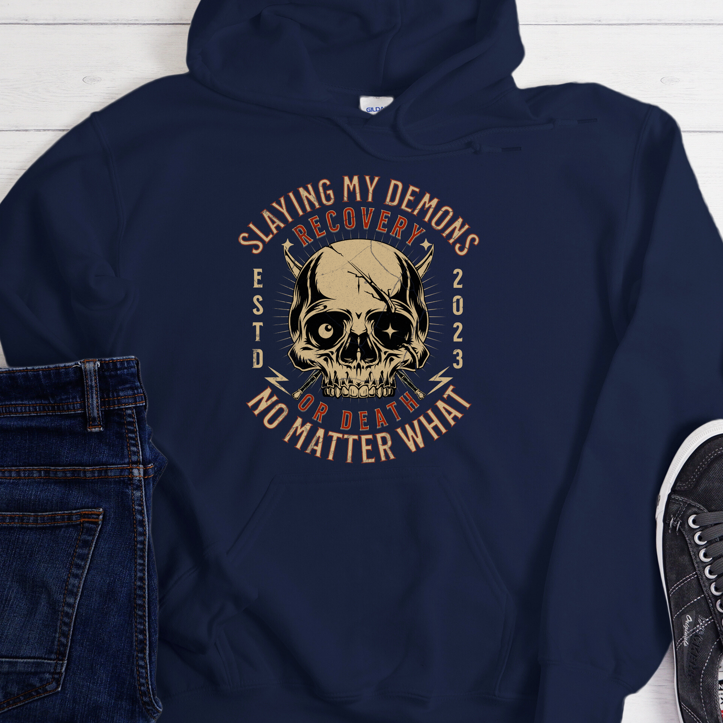 Custom Recovery Hoodie | Inspiring Sobriety | Slaying My Demons