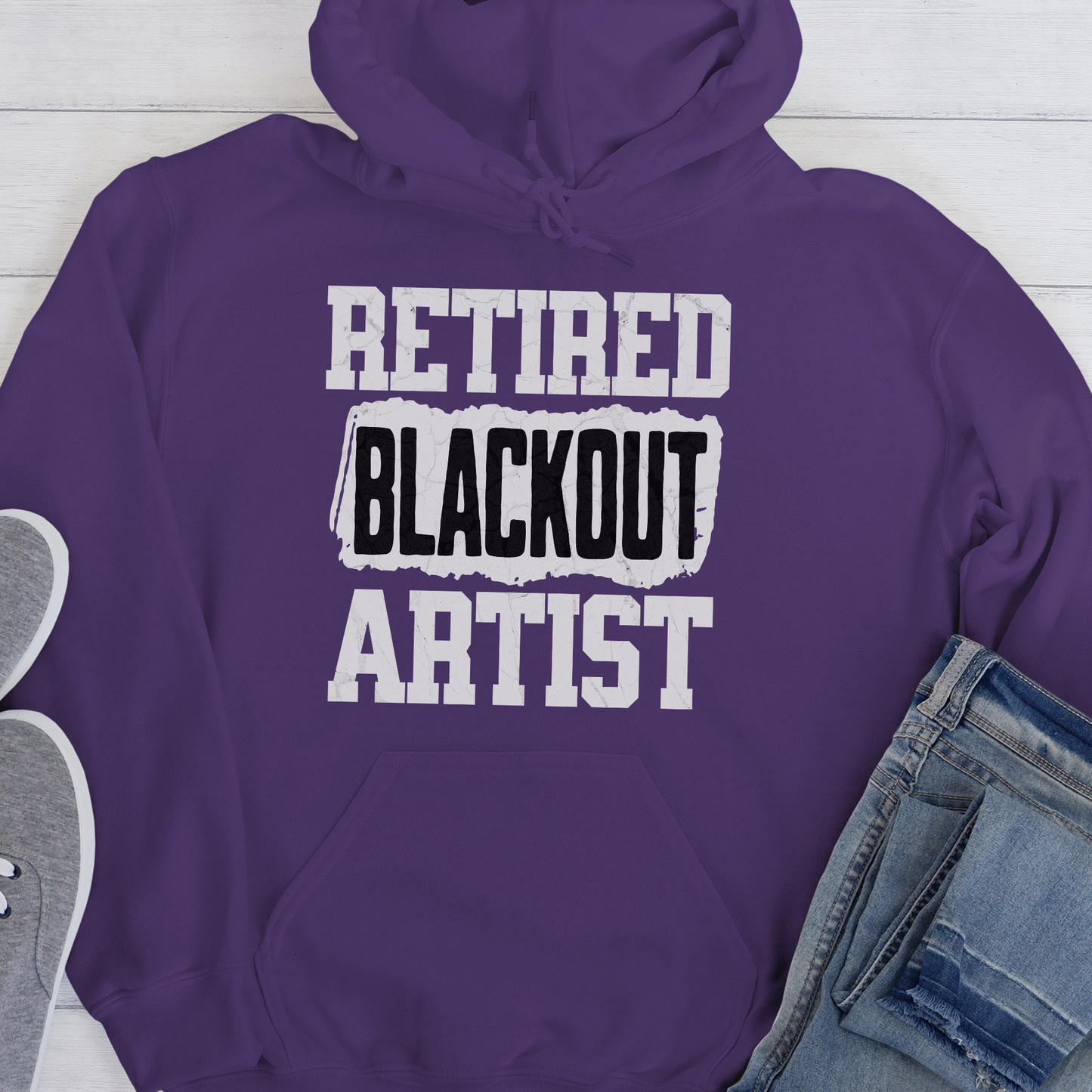 Recovery Hoodie | Inspiring Sobriety | Retired Blackout Artist