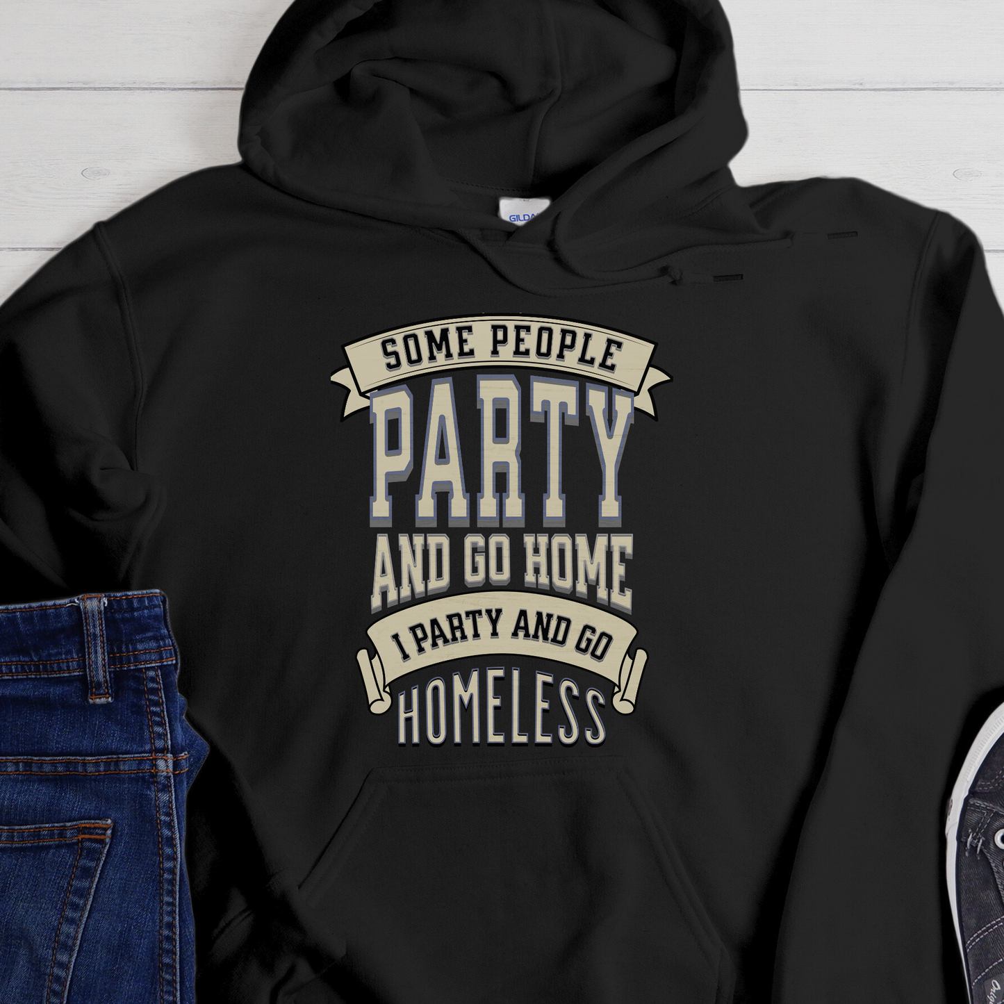 Recovery Hoodie | Inspiring Sobriety | I Party & Go Homeless