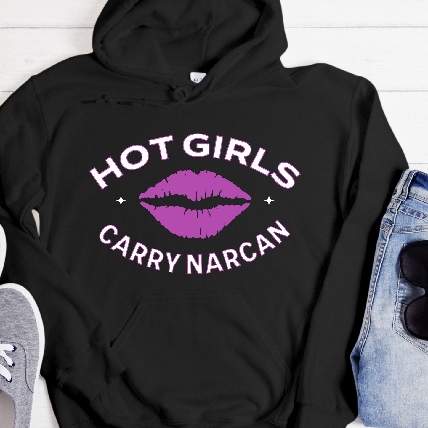 Recovery Hoodie | Inspiring Sobriety | Hot Girls Carry Narcan