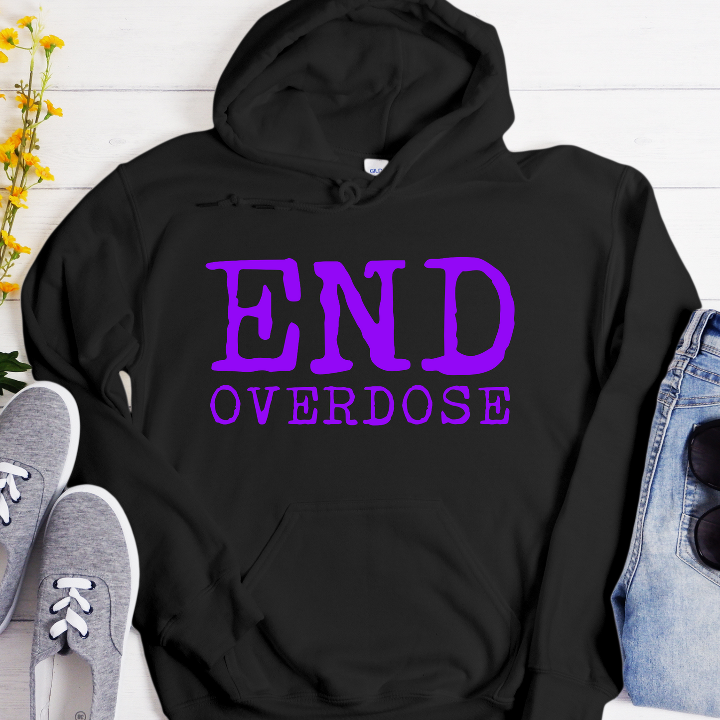 Custom Recovery Hoodie | Inspiring Sobriety | End Overdose