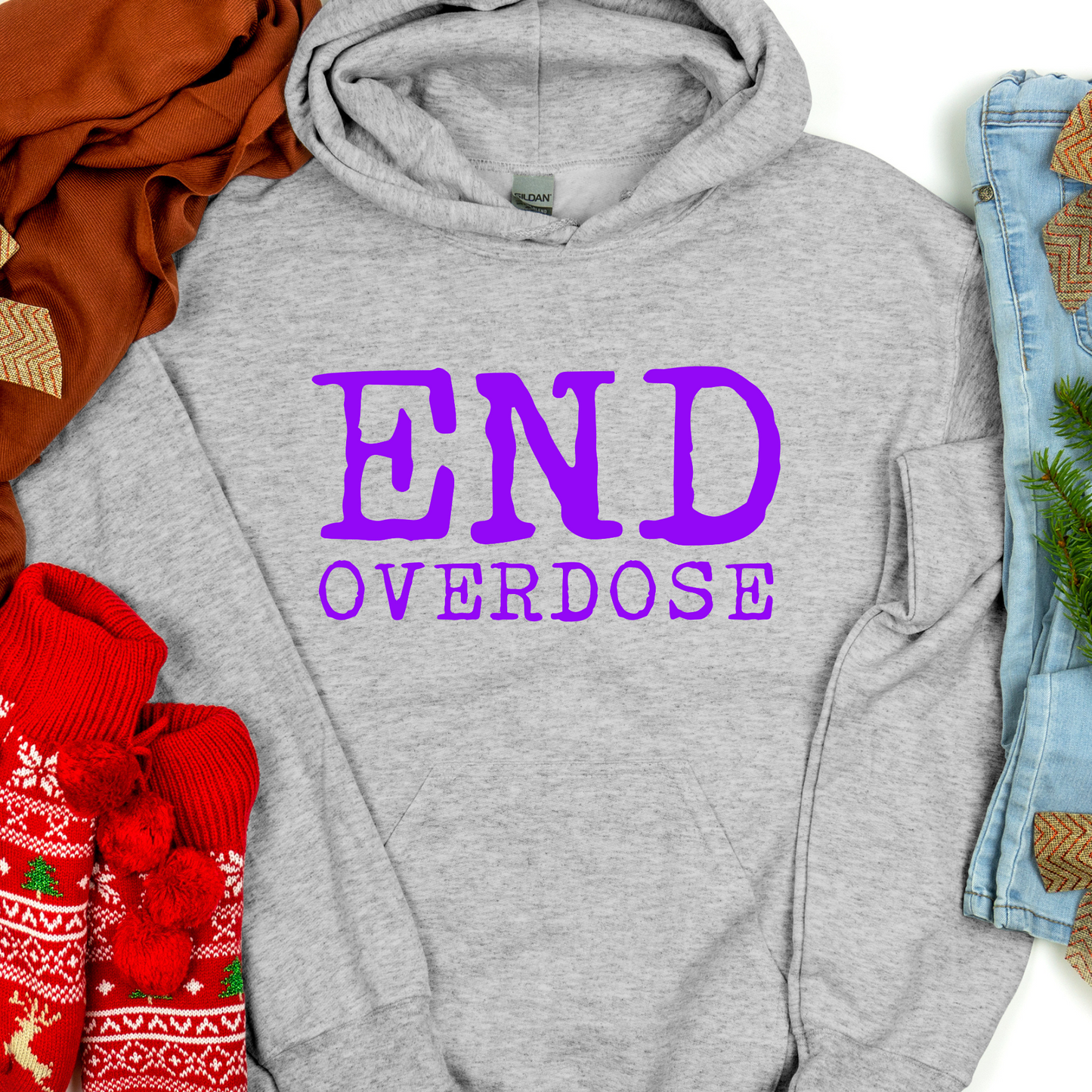 Custom Recovery Hoodie | Inspiring Sobriety | End Overdose