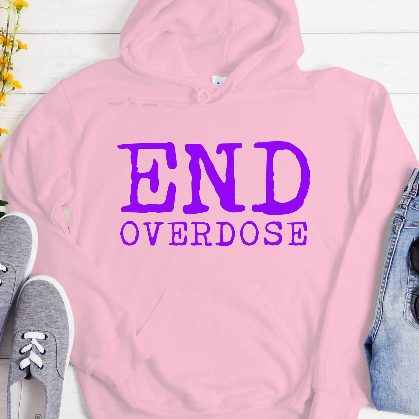 Custom Recovery Hoodie | Inspiring Sobriety | End Overdose