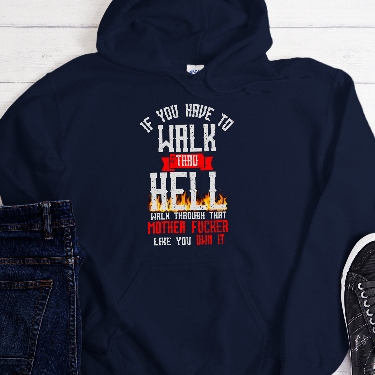 Recovery Hoodie | Inspiring Sobriety | Walk Thru Hell