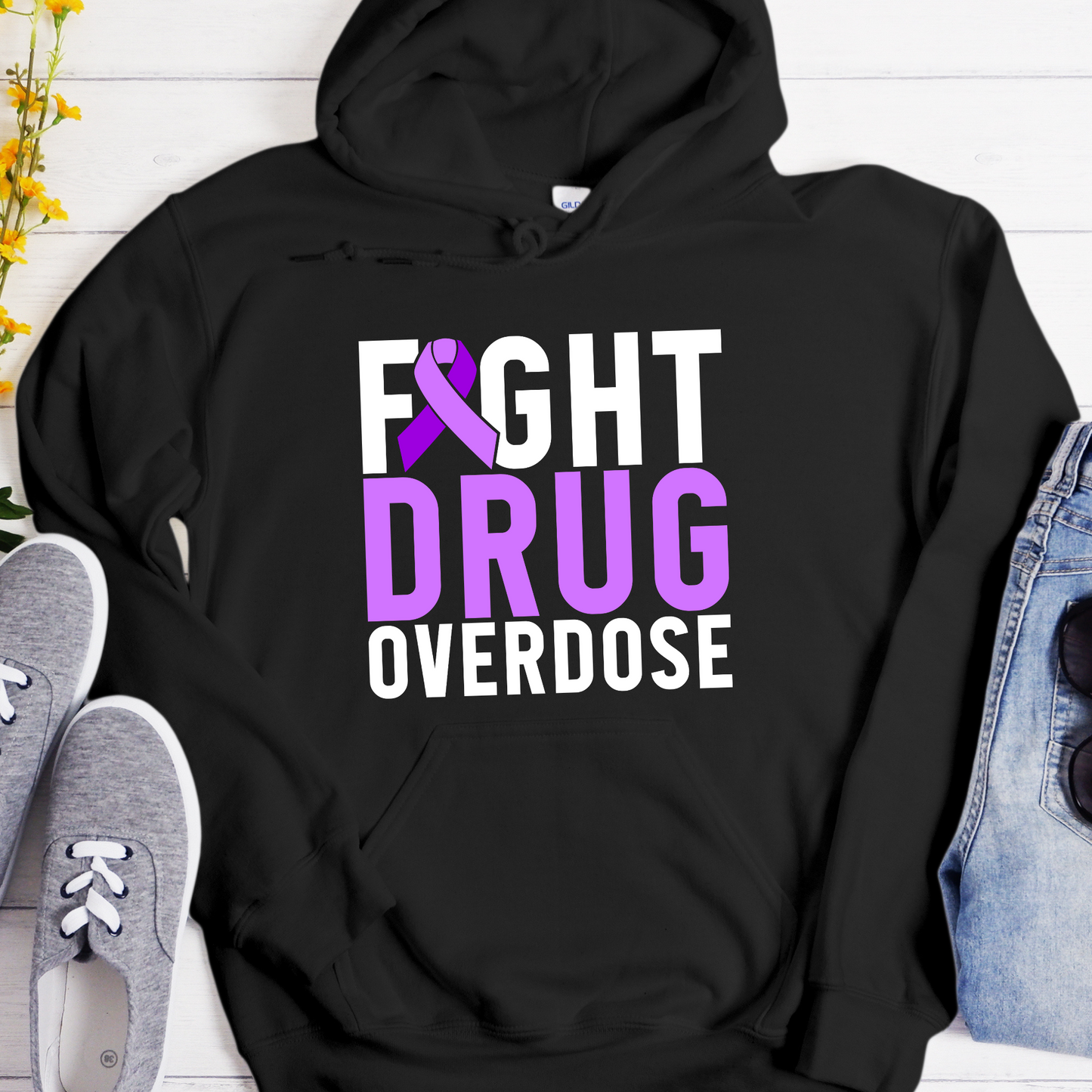 Custom Recovery Hoodie | Inspiring Sobriety |  Fight Drug Overdose