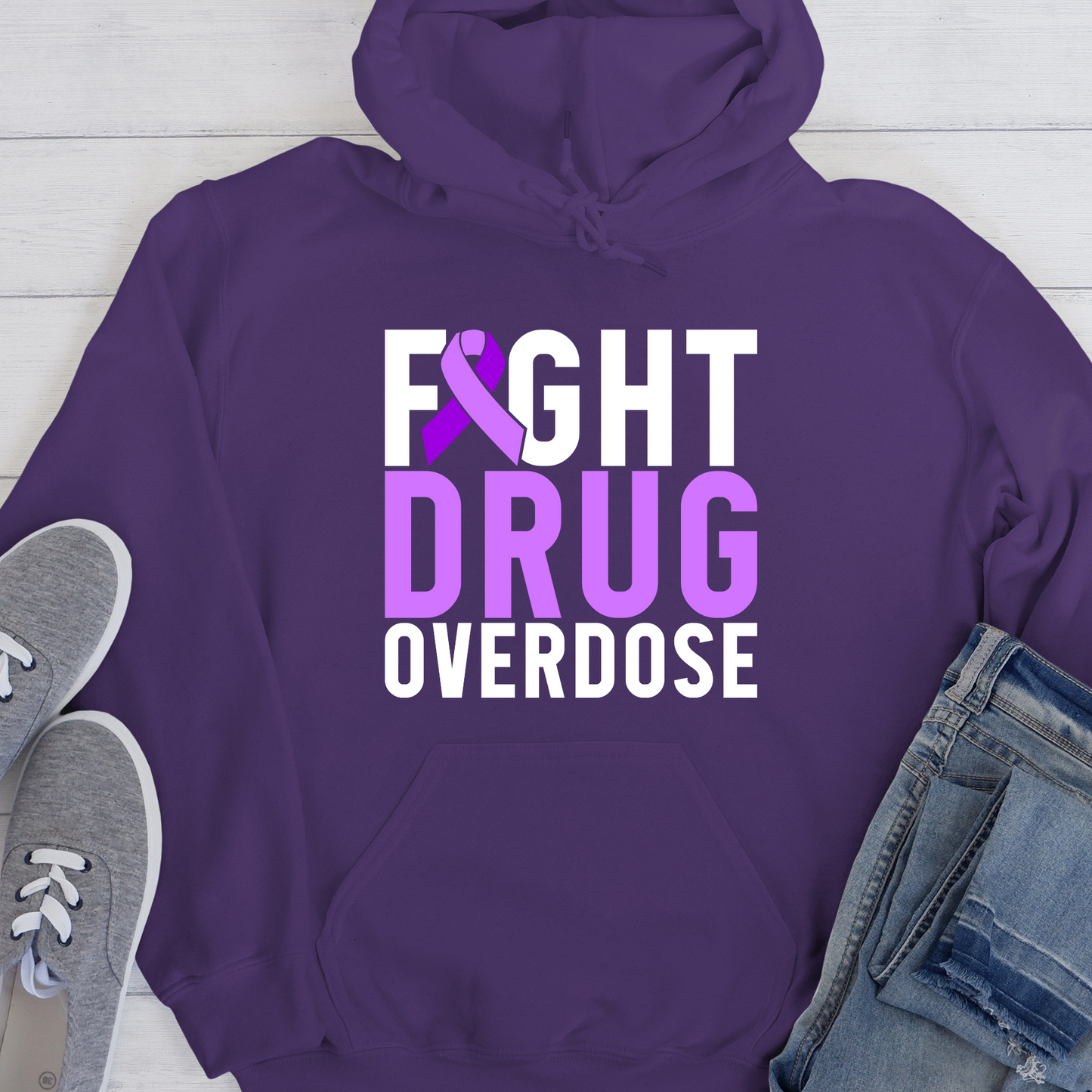 Custom Recovery Hoodie | Inspiring Sobriety |  Fight Drug Overdose