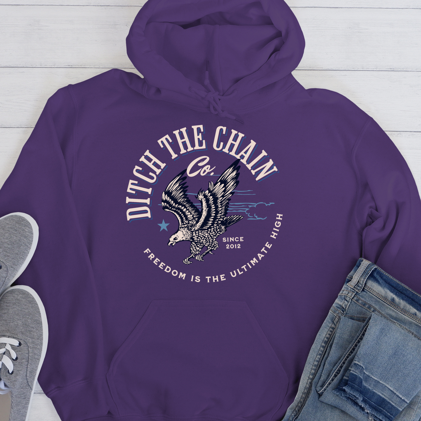 Custom Recovery Hoodie | Inspiring Sobriety | Ditch The Chain