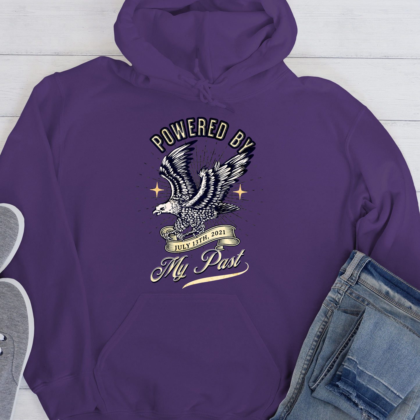 Custom Recovery Hoodie | Inspiring Sobriety |  Powered By My Past