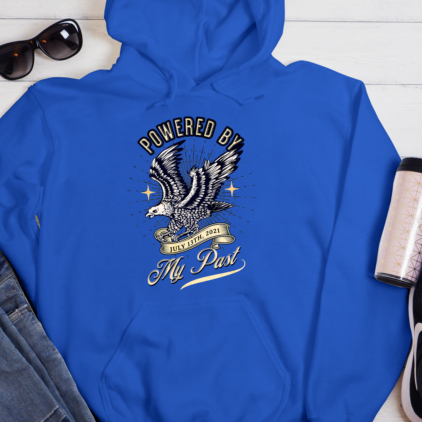 Custom Recovery Hoodie | Inspiring Sobriety |  Powered By My Past