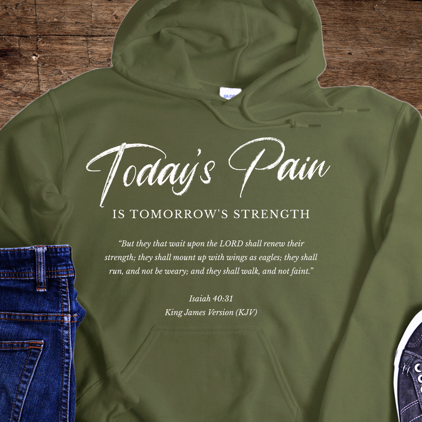 Recovery Hoodie | Inspiring Sobriety |  Today's Pain Is Tomorrow's Strength