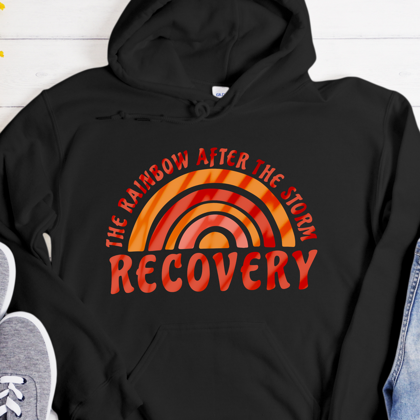 Recovery Hoodie | Inspiring Sobriety |  The Rainbow After The Storm