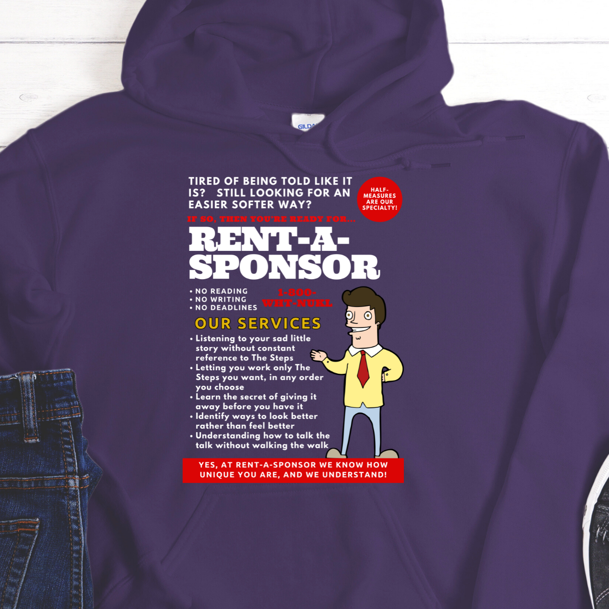 Recovery Hoodie | Inspiring Sobriety |  Rent-A-Sponsor