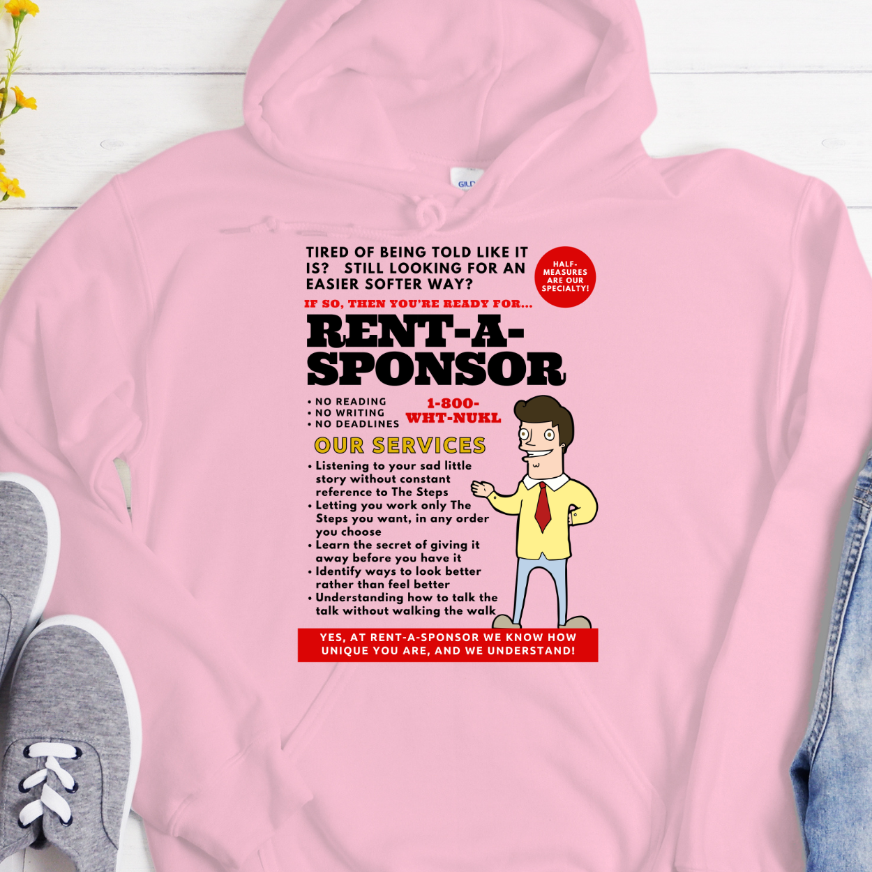 Recovery Hoodie | Inspiring Sobriety |  Rent-A-Sponsor