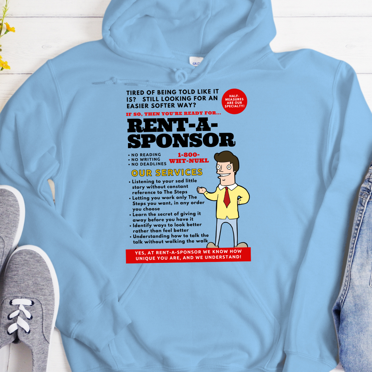 Recovery Hoodie | Inspiring Sobriety |  Rent-A-Sponsor