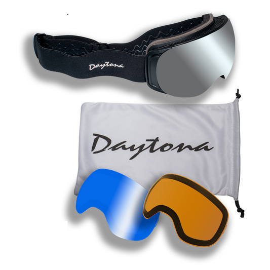 Daytona Snow Goggle Range (Includes 1 x Magnetic Frame, 3 x Magnetic Lens, 1 x Goggles Dust Cover)