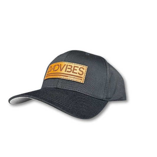 DadVibes Leather Patch Hat (XXL)