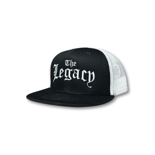 The Legacy Black/White Mesh Snapback