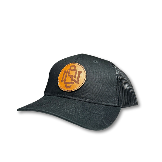 Son Monogram Leather Patch Hat