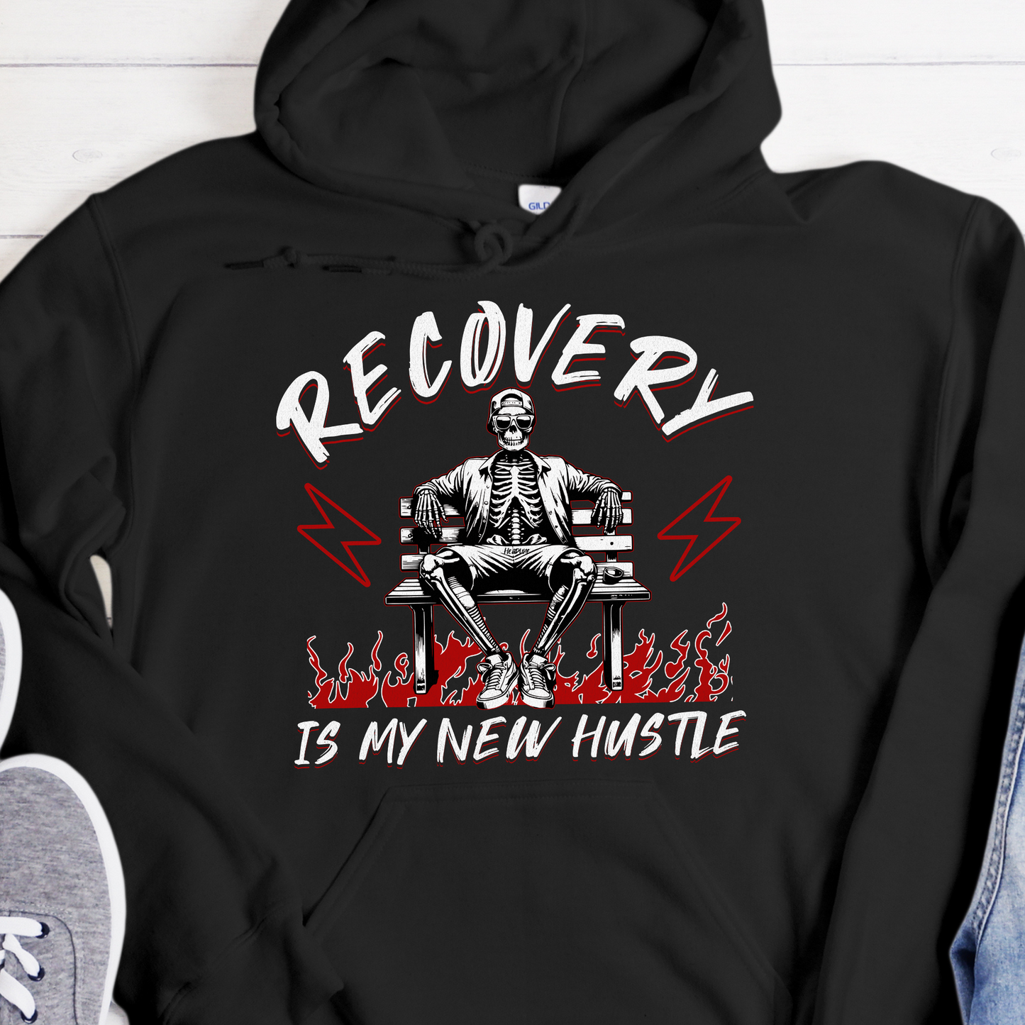 Recovery Hoodie | Inspiring Sobriety | Recovery Is My New Hustle