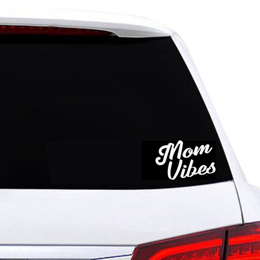 MOMVIBES Script Die Cut Decal