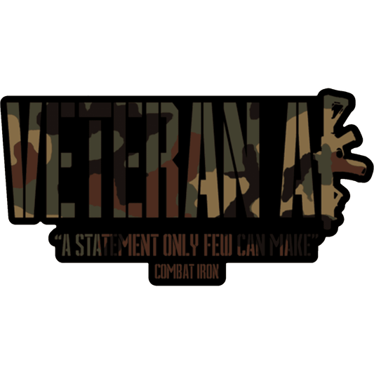 Veteran AF Camo Decal Sticker