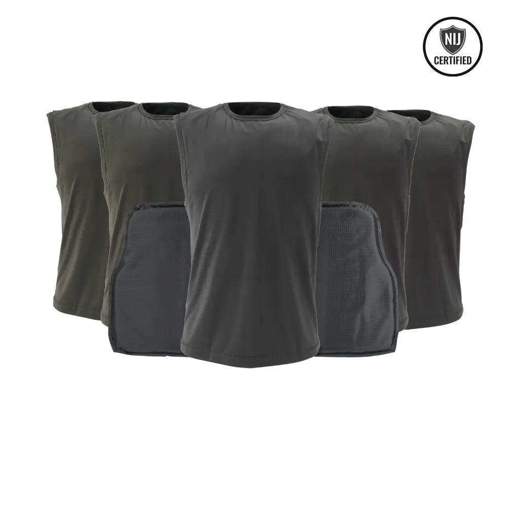 VIP Soft Armor + 5 T-Shirt Carriers Concealable Bundle