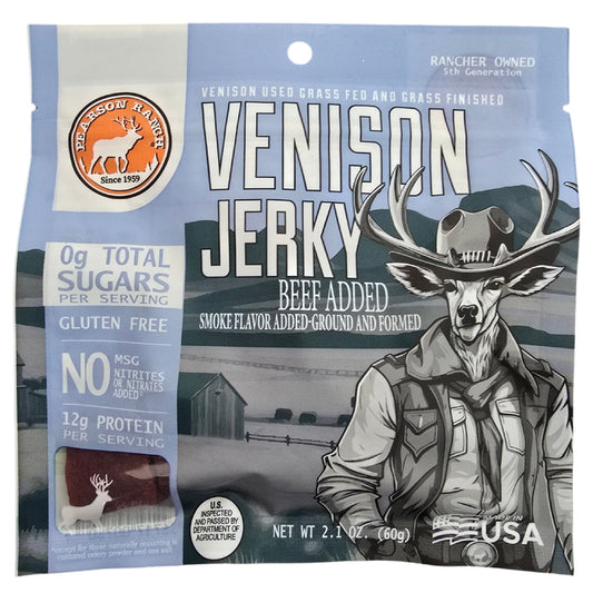 Venison Jerky - 2.1oz Resealable Bag