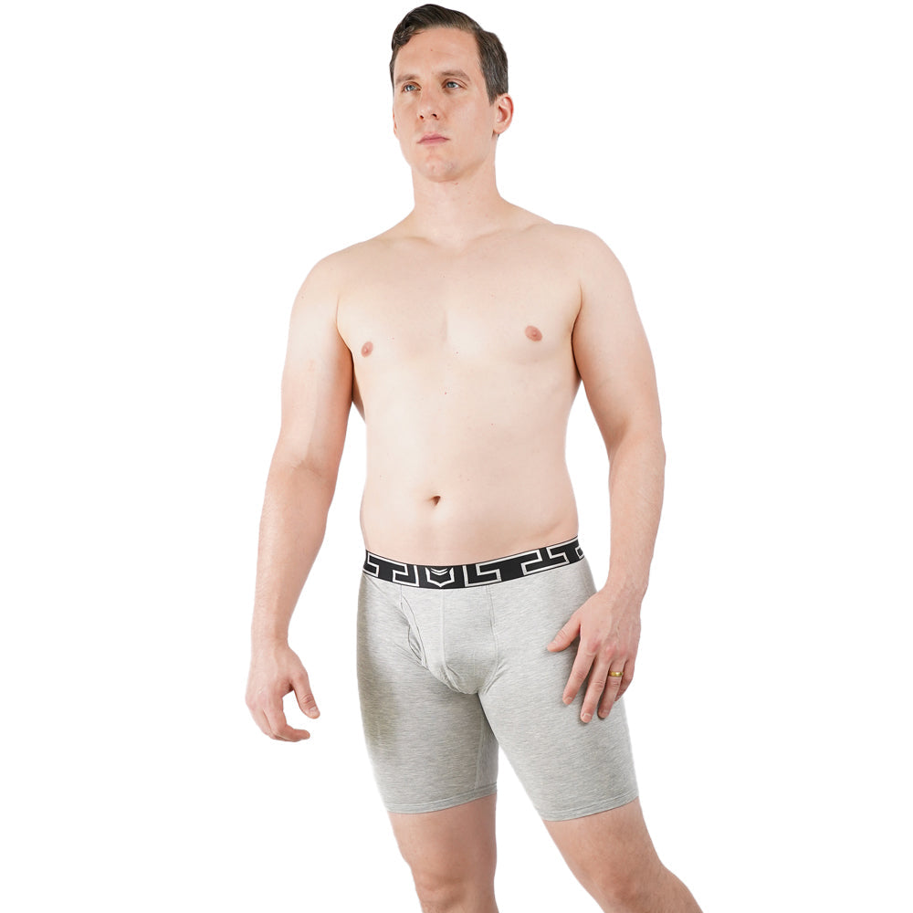 SHEATH V Bamboo Titan Men's 8" Sports Performance Boxer Brief