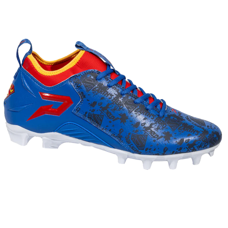 Superman Football Cleats - Quantum Speed by Phenom Elite