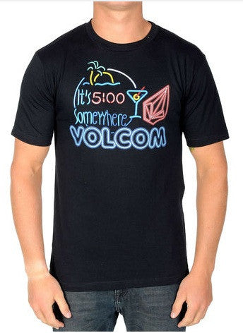 Volcom Tee Five Oclock Somewhere - Black