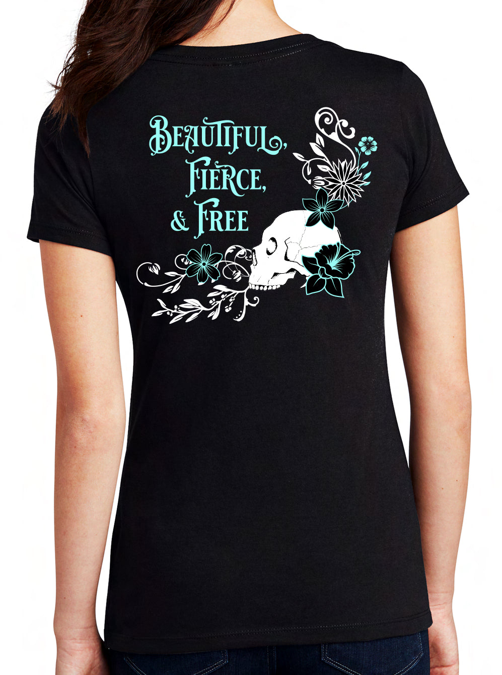 Women's Wildflower V Neck T-Shirt