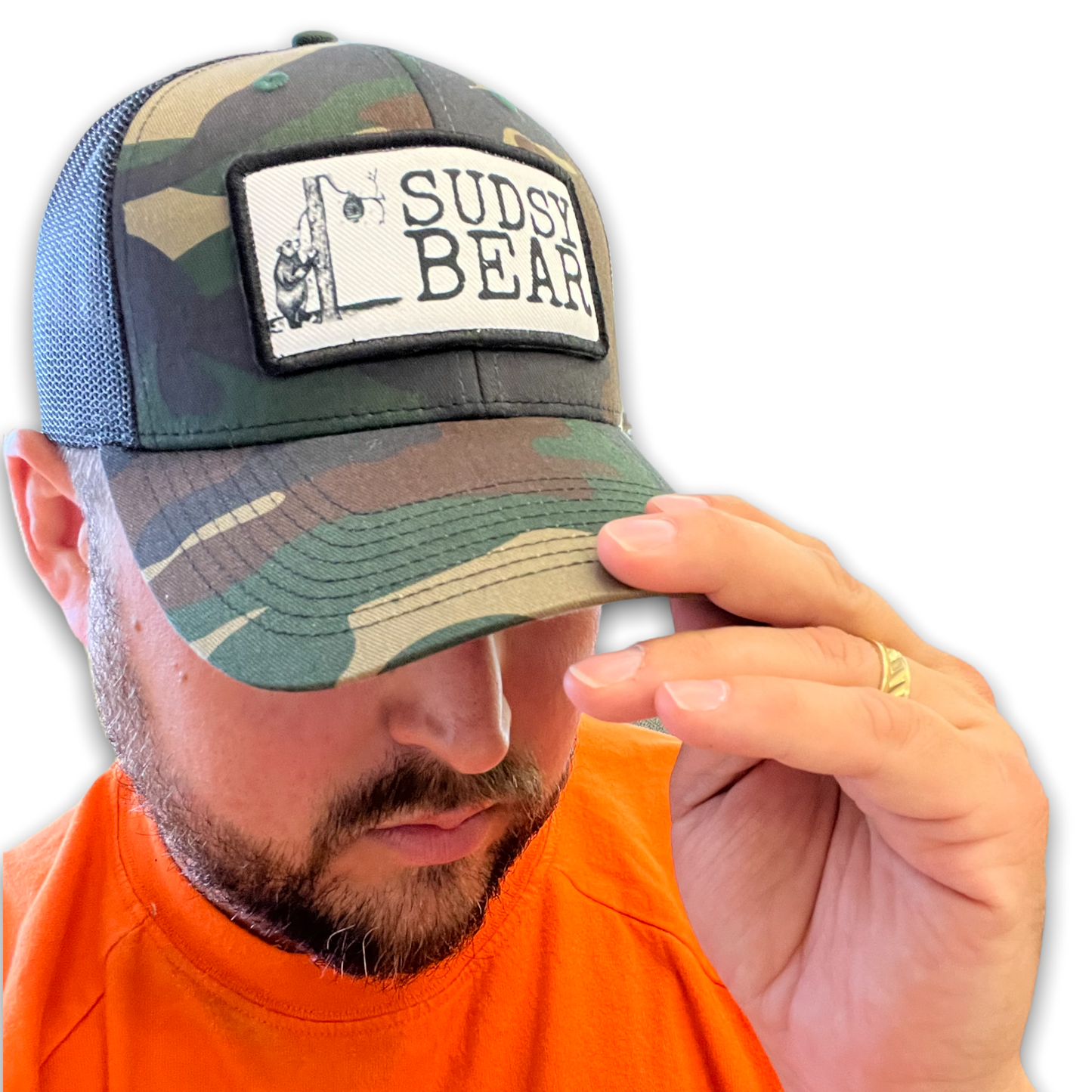 RETRO WOODLAND CAMO SUBLIMATED PATCH HAT