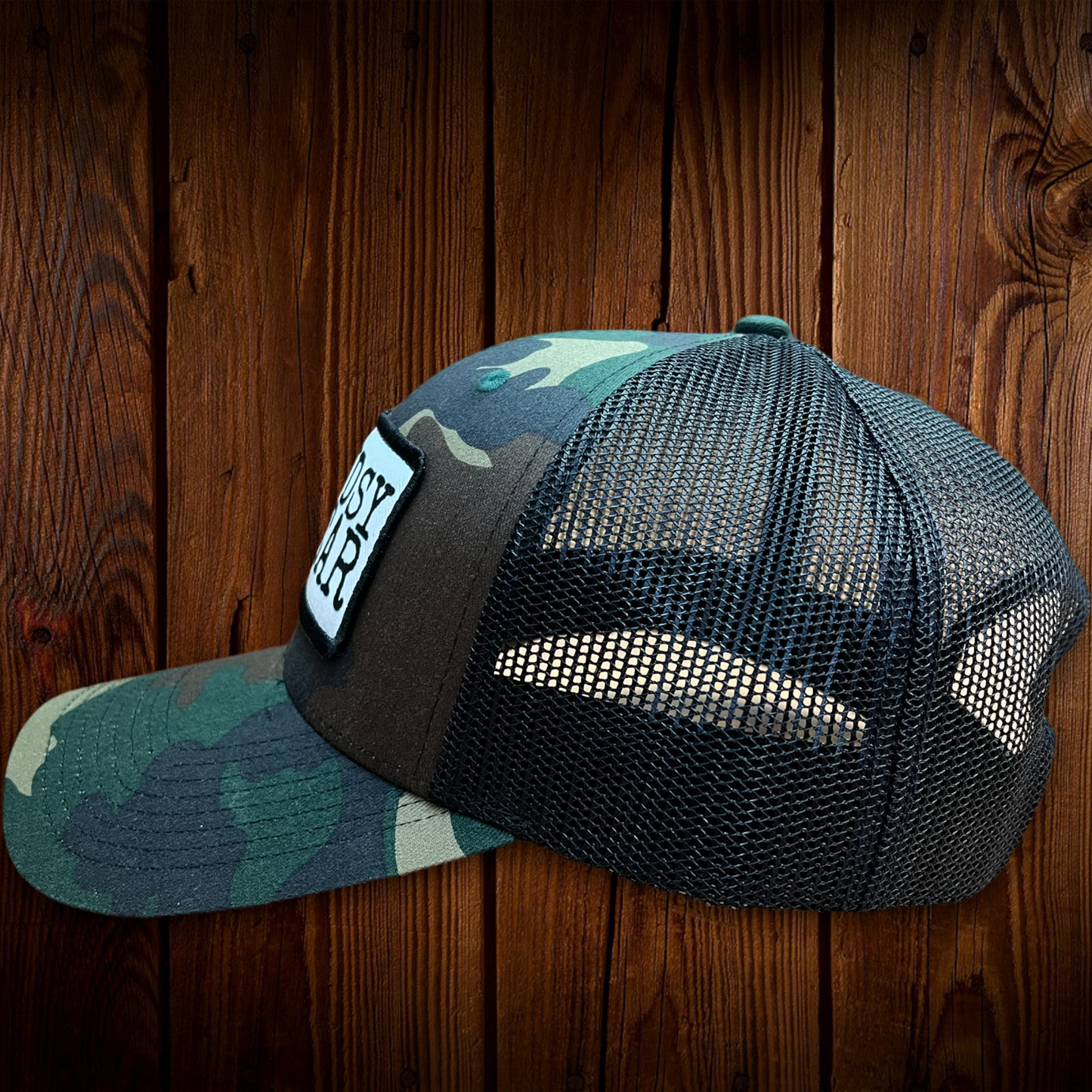 RETRO WOODLAND CAMO SUBLIMATED PATCH HAT