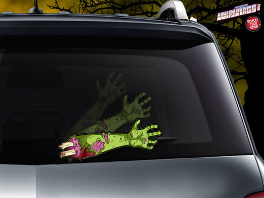 Dead Waving Zombie Arm WiperTags