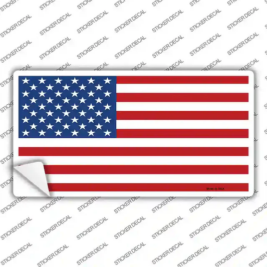 American Flag Novelty Sticker Decal