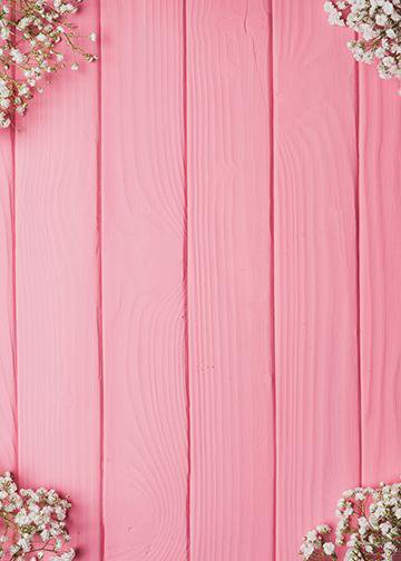 Pink Wedding Door with Flowers