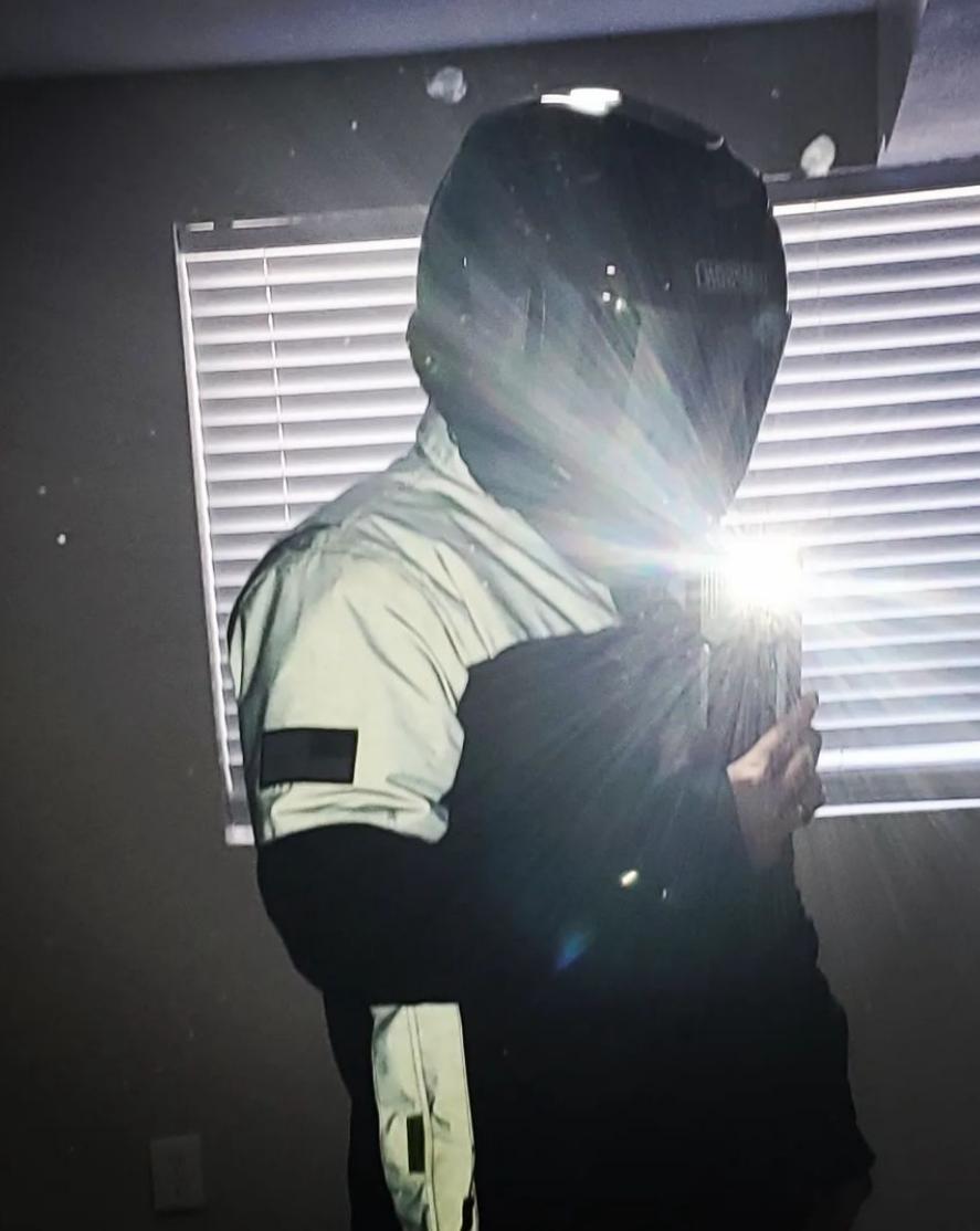 Ultra Reflective Shirt "Nightfall Nebula" - Black with Pads