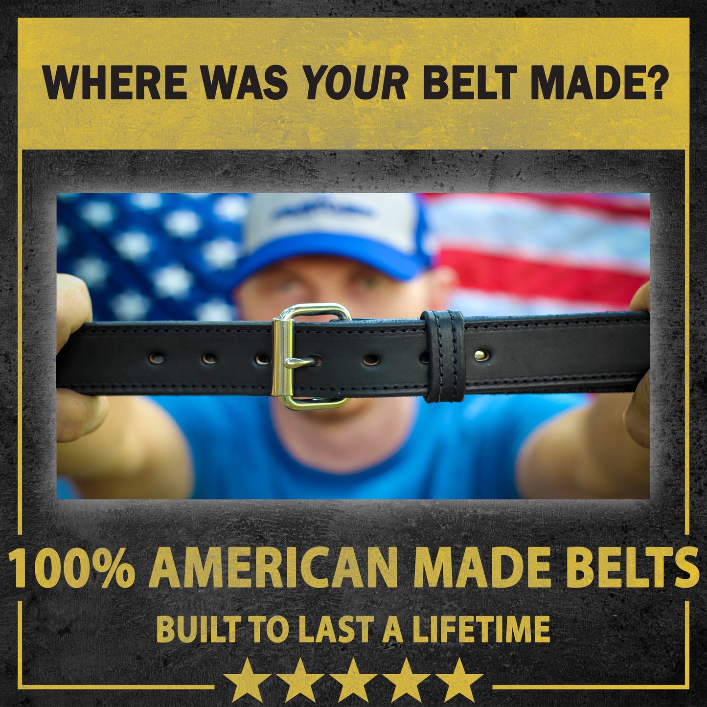 The Ultimate Concealed Carry CCW Gun Belt - Basketweave - Made In USA - Lifetime Warranty